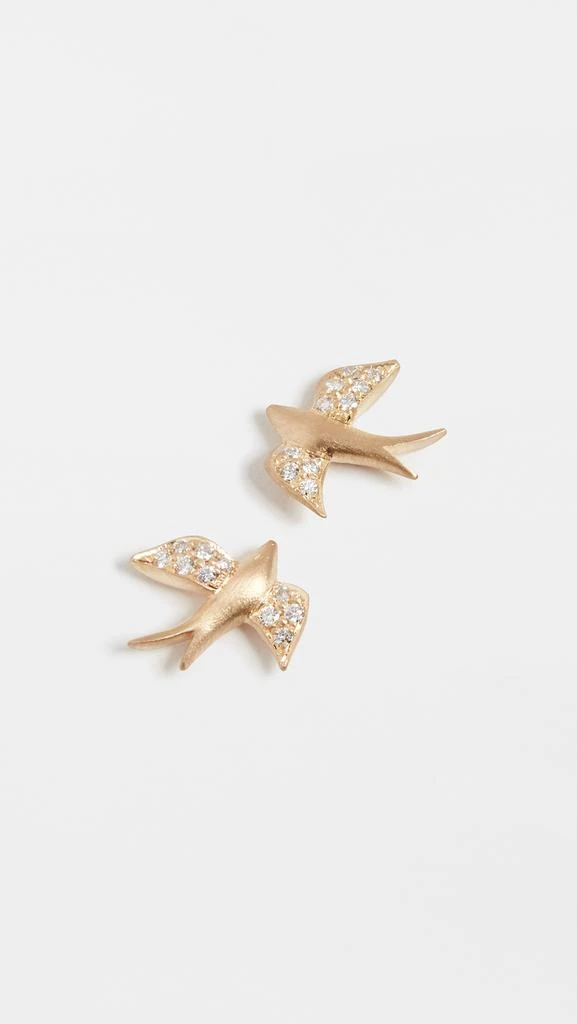 商品Jade Trau|Jade Trau 18k Soaring Nightingale 耳钉,价格¥13488,第2张图片详细描述