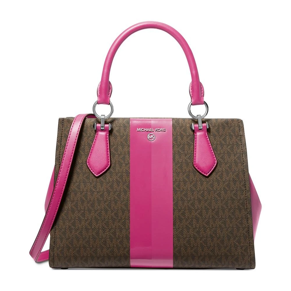 商品Michael Kors|Logo Marilyn Medium Satchel,价格¥2245,第4张图片详细描述