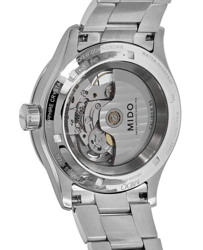 商品MIDO|Mido Multifort Skeleton Vertigo Rhodium Dial Steel Men's Watch M038.436.11.031.00,价格¥5958,第4张图片详细描述