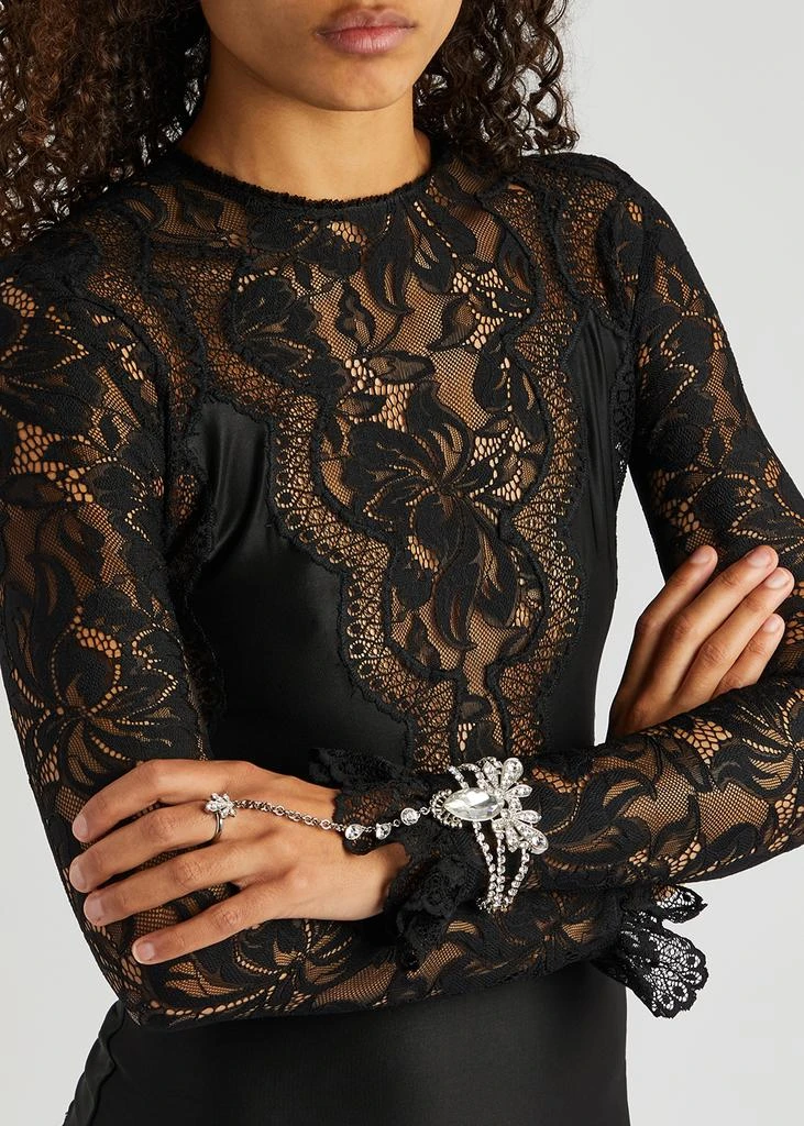 商品Paco Rabanne|Crystal-embellished chain ring bracelet,价格¥4429,第2张图片详细描述