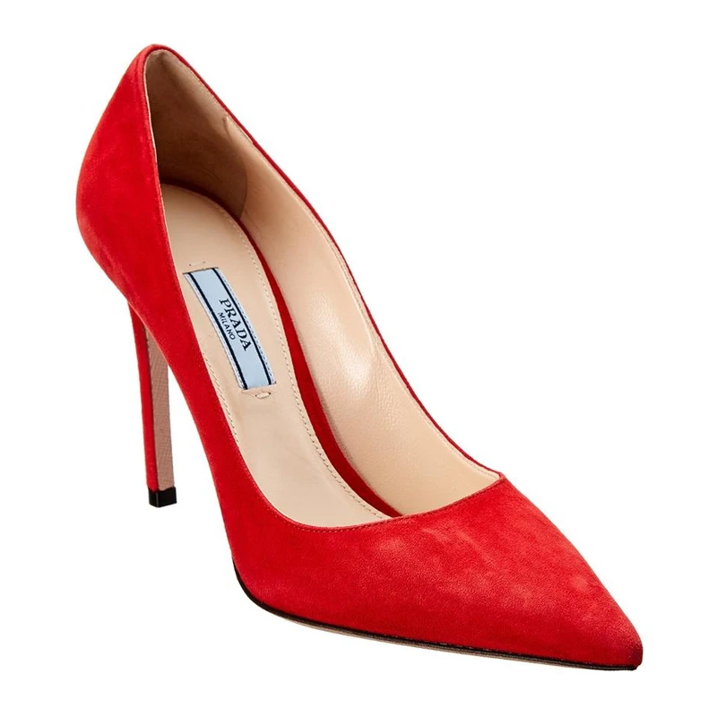 商品Prada|PRADA 女士红色时尚皮革高跟鞋 1I834I-008-F0011,价格¥3061,第1张图片