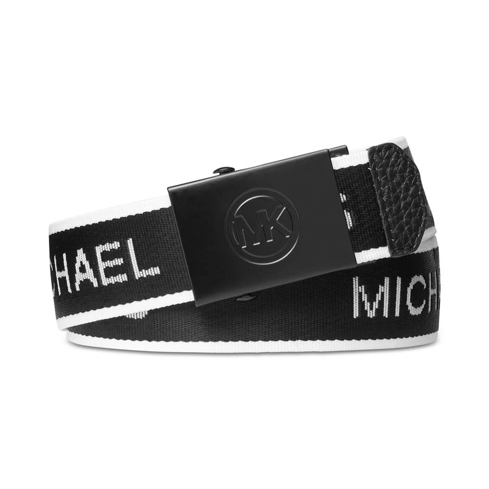 商品Michael Kors|Men's Logo Tape Slider Belt,价格¥207,第2张图片详细描述