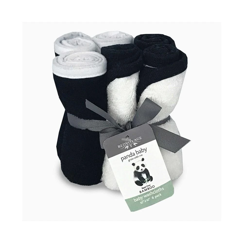 商品BedVoyage|Panda Baby Viscose from Bamboo Baby Washcloth 6pk,价格¥261,第2张图片详细描述