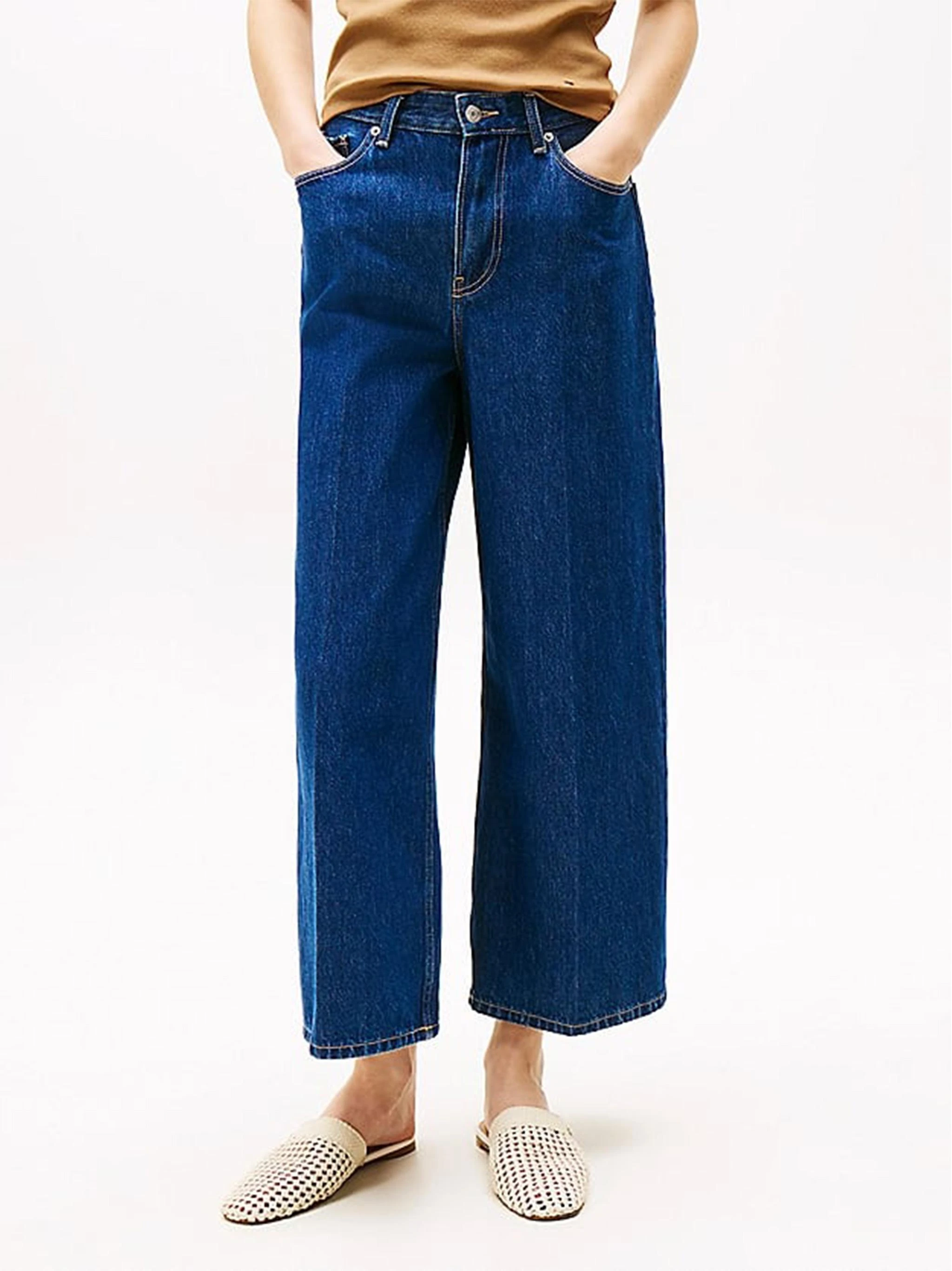 商品【商品预售7天】 Tommy Hilfiger|Tommy Hilfiger 女士牛仔裤 WW0WW443601A4 蓝色,价格¥790,第3张图片详细描述