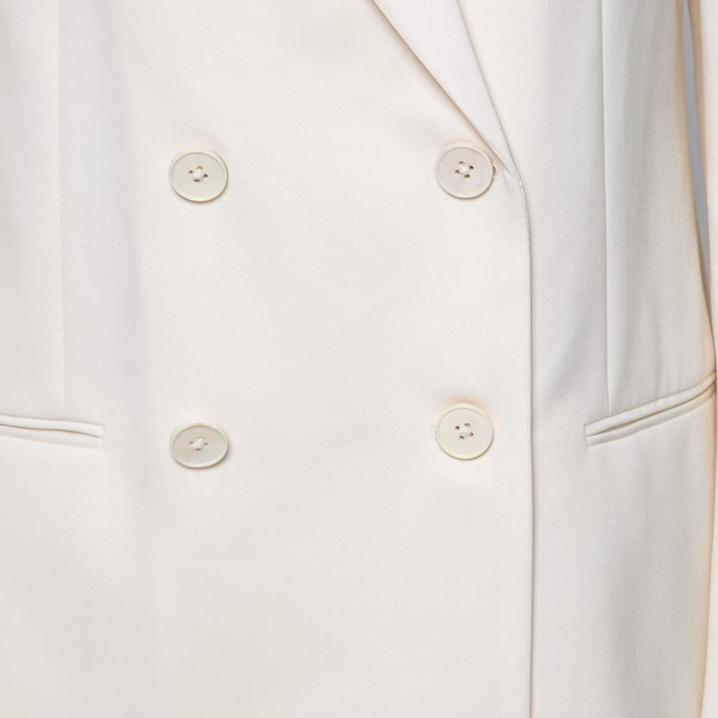 Polo Ralph Lauren Cream Wool Button Front Coat L商品第3张图片规格展示