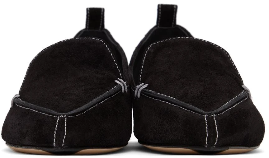 商品Nicholas Kirkwood|Black & White Suede Beya Loafers,价格¥4115,第2张图片详细描述