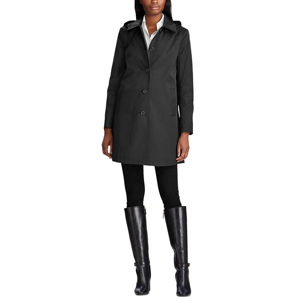 商品Ralph Lauren|Women's Hooded Raincoat, Created for Macy's,价格¥1651,第3张图片详细描述