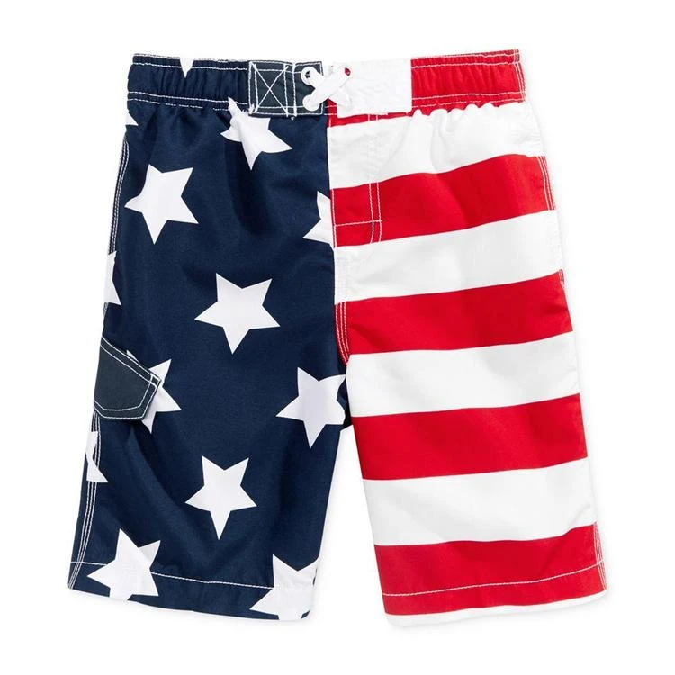 商品Kanu Surf|Stars & Stripes Swim Trunks, Toddler & Little Boys (2T-7),价格¥113,第1张图片