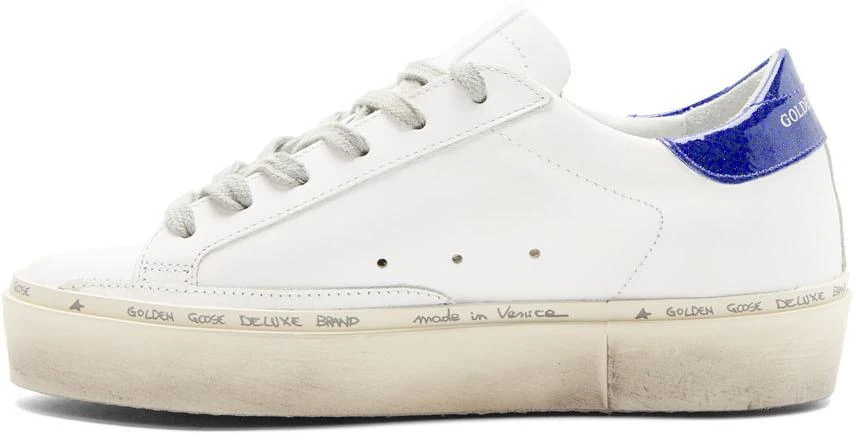 商品Golden Goose|SSENSE Exclusive White Glitter Tab Hi Star 运动鞋,价格¥4817,第3张图片详细描述