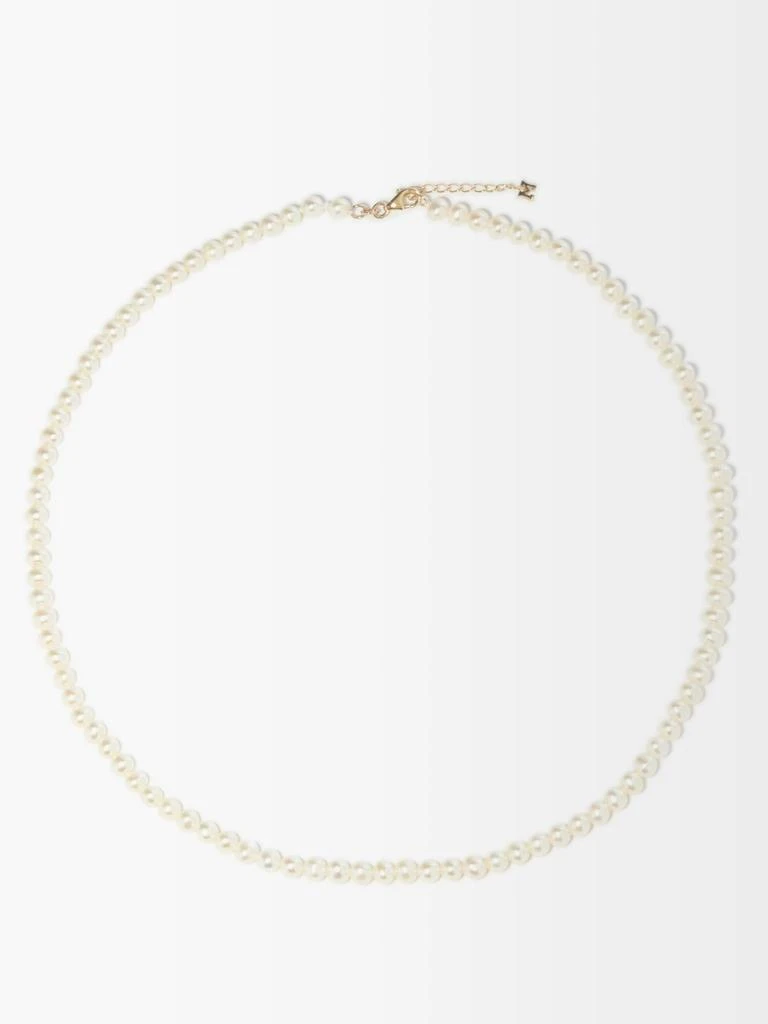 商品MATEO|Pearl & 14kt gold choker,价格¥5506,第1张图片