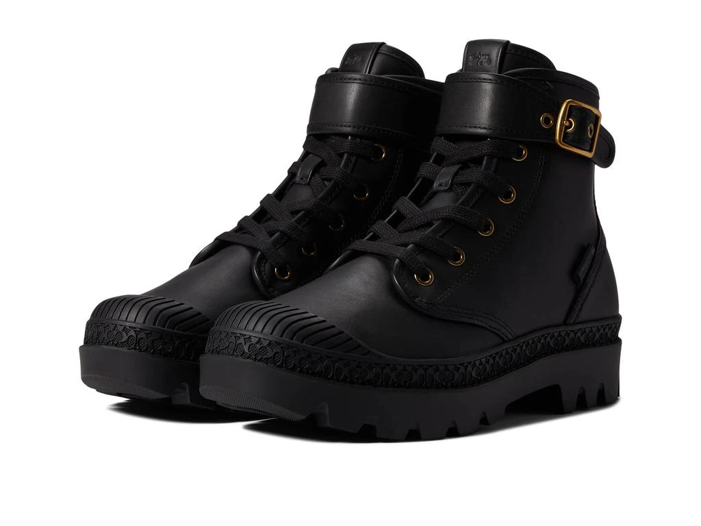 商品Coach|Trooper Leather Mid Top Boot,价格¥1127,第1张图片
