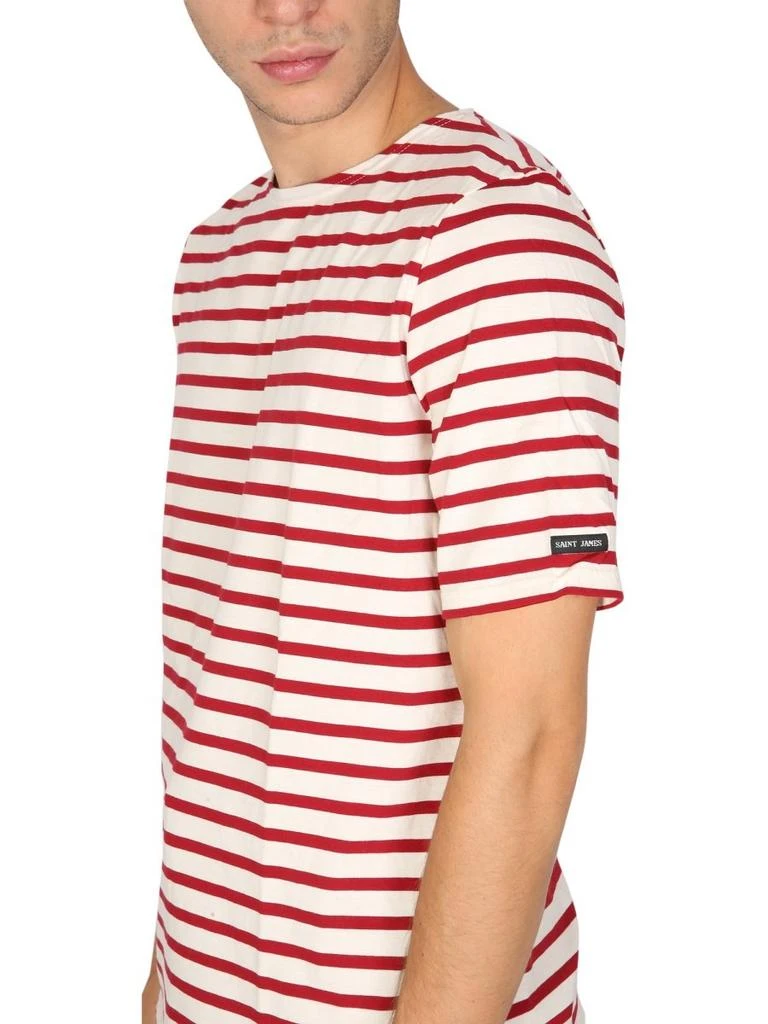商品Saint James|Saint James Striped Crewneck T-Shirt,价格¥294,第4张图片详细描述