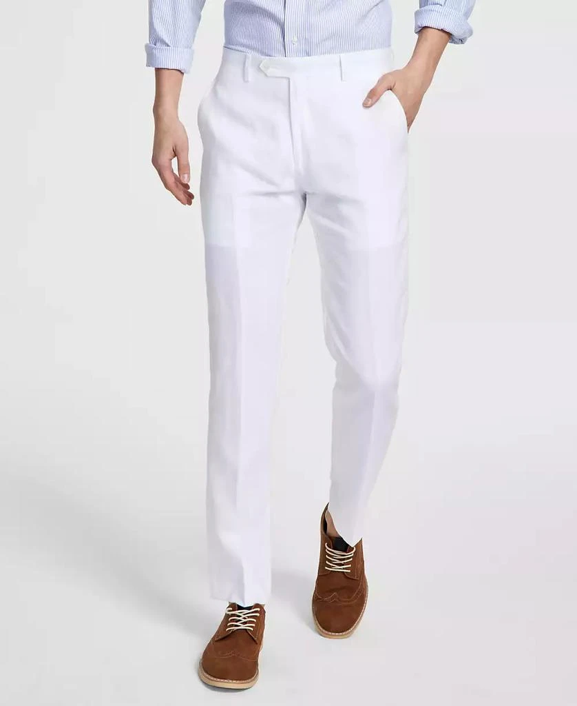 商品Tommy Hilfiger|Men's Modern Fit Flex Stretch Linen Suit Pants,价格¥152,第2张图片详细描述