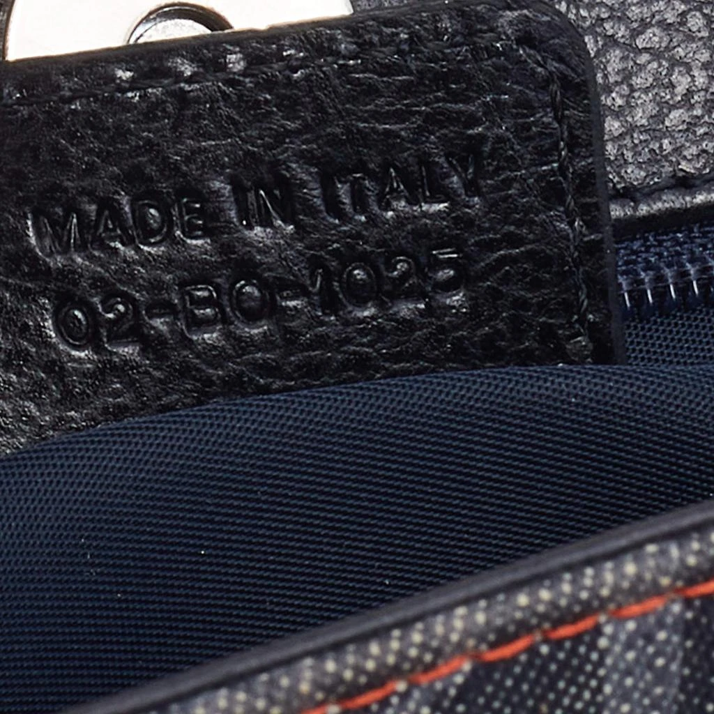 Dior Navy Blue Oblique Denim and Leather Flight Shopper Tote 商品