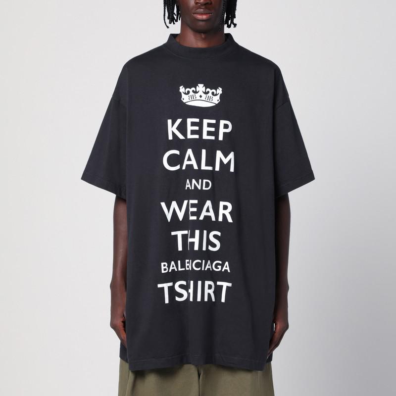 BALENCIAGA KEEP CALM Tシャツ 1836d0c8-46ad-33ce-9cff-