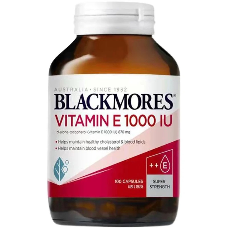 商品Blackmores|澳洲Blackmores澳佳宝VE维生素E软胶囊100粒1000IU亢氧化高含量,价格¥215,第1张图片