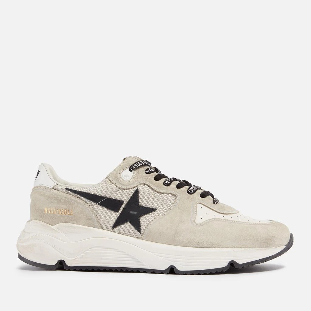 商品Golden Goose|Golden Goose Running Leather, Suede and Mesh Trainers,价格¥2643,第1张图片