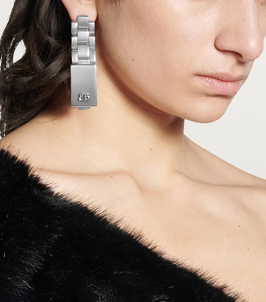 商品Balenciaga|Watch Band Drop Earrings,价格¥8329,第4张图片详细描述