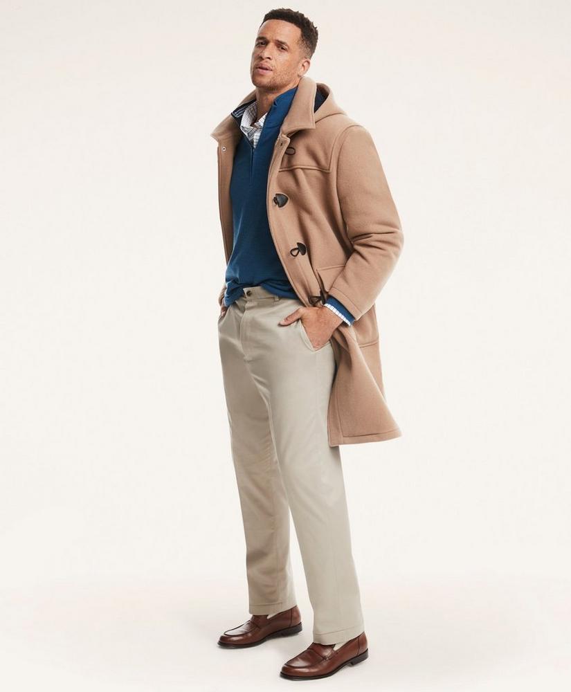 商品Brooks Brothers|Big & Tall Classic Wool Duffle Coat,价格¥6843,第5张图片详细描述