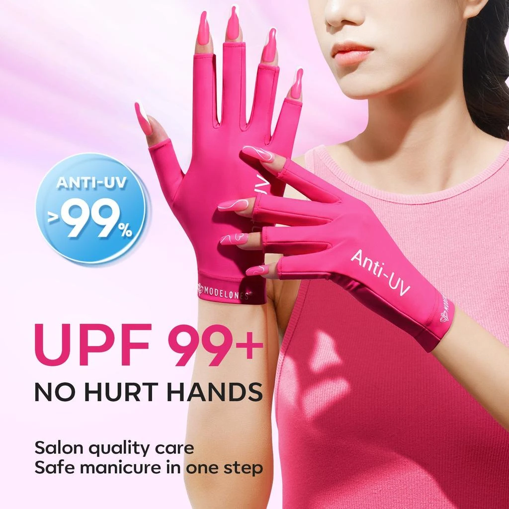 Anti-UV light Glove For Nails  Salon Professional UPF 99+ 商品