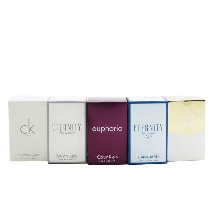 商品Calvin Klein|Calvin Klein 豪华旅行香水套装：唯一 10ml+唯一黄金限量 10ml+永恒女士 5ml+永恒旋律女士 5ml+诱惑女士 4ml 5pcs,价格¥448,第3张图片详细描述