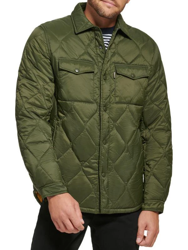 商品Calvin Klein|Quilted Shirt Jacket,价格¥319,第1张图片