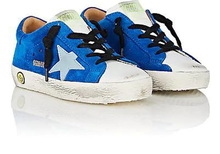 商品Golden Goose|Kids' Superstar Suede & Leather Sneakers,价格¥1183,第1张图片