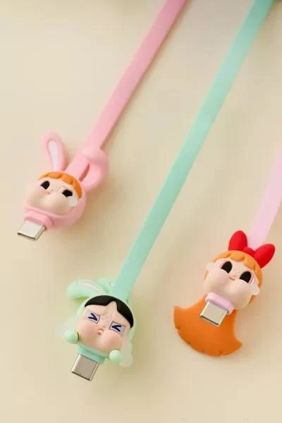 商品POP MART|POP MART CRYBABY X Powerpuff Girls Series USB-C Blind Box Charging Cable,价格¥136,第1张图片