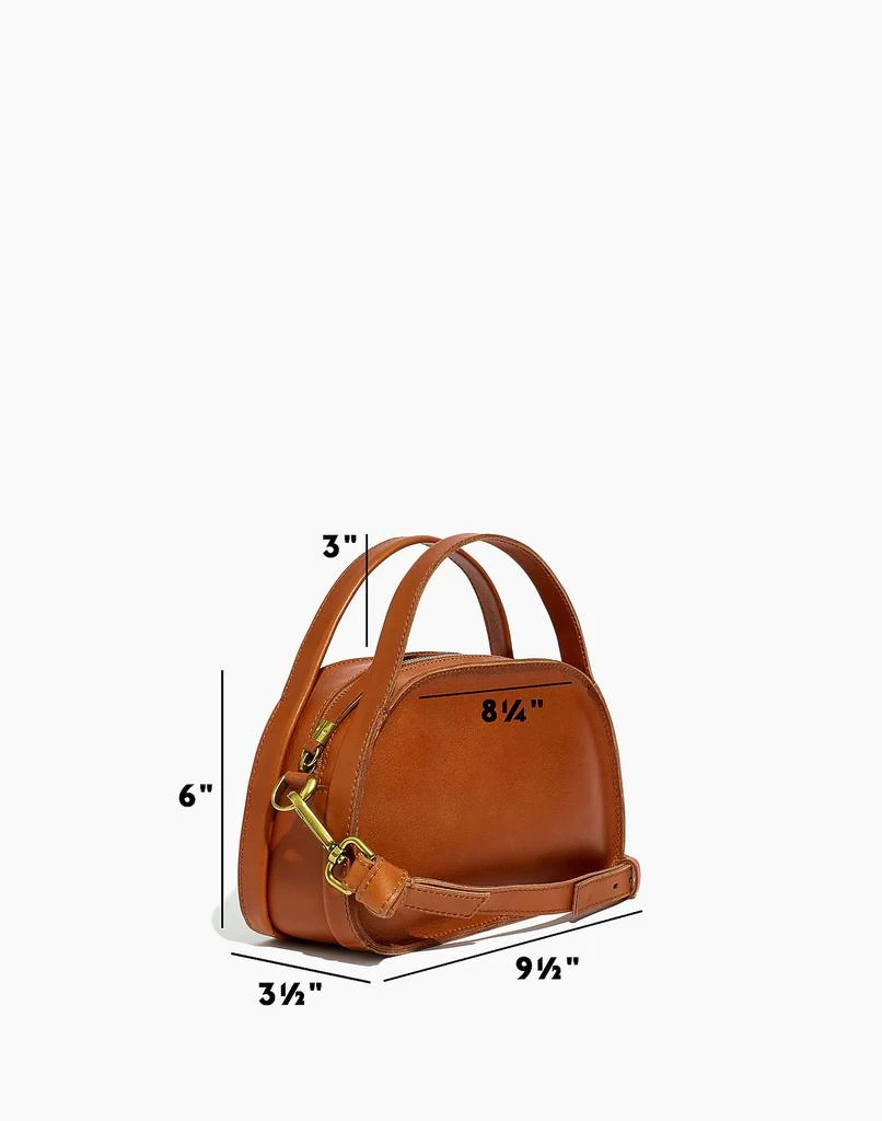 商品Madewell|The Sydney Zip-Top Crossbody Bag,价格¥736,第4张图片详细描述