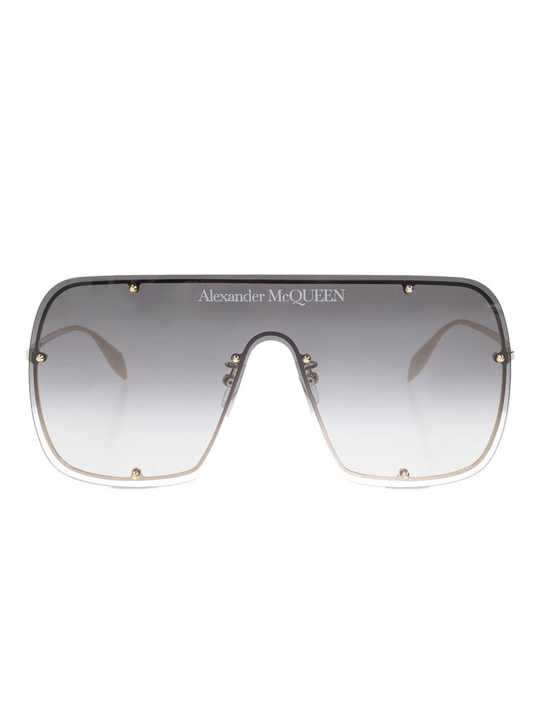 ALEXANDER MCQUEEN Pilot-Frame Sunglasses Gold商品第1张图片规格展示