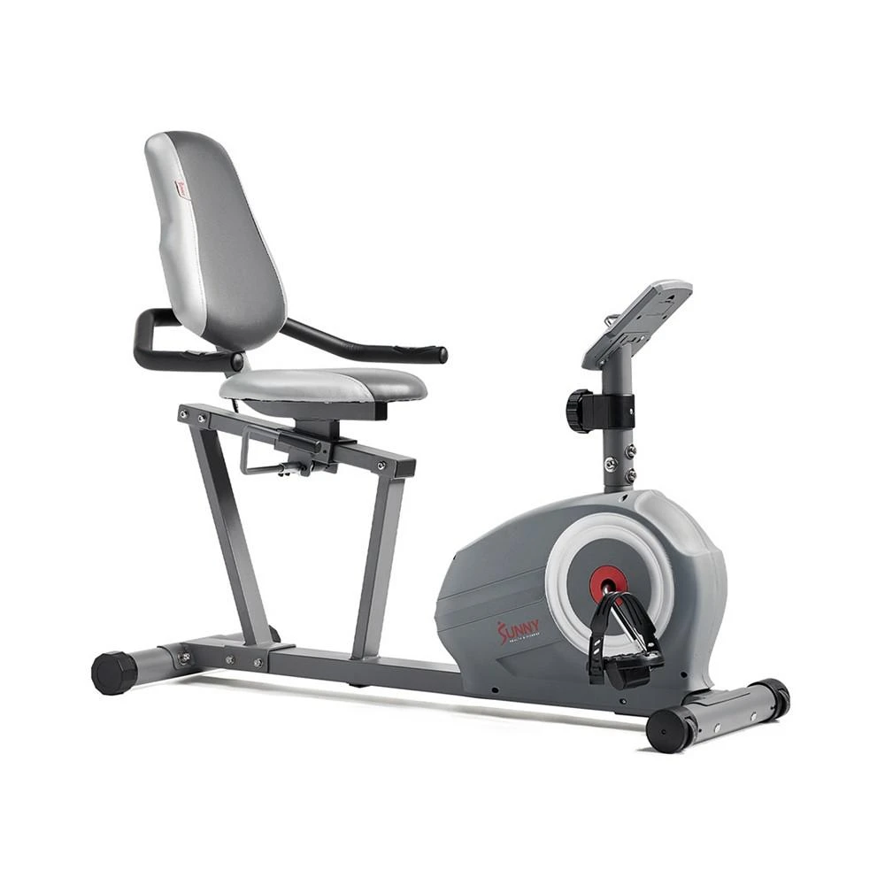 商品Sunny Health & Fitness|Essentials Series Magnetic Smart Recumbent Bike, Sf-Rb422003,价格¥4048,第1张图片
