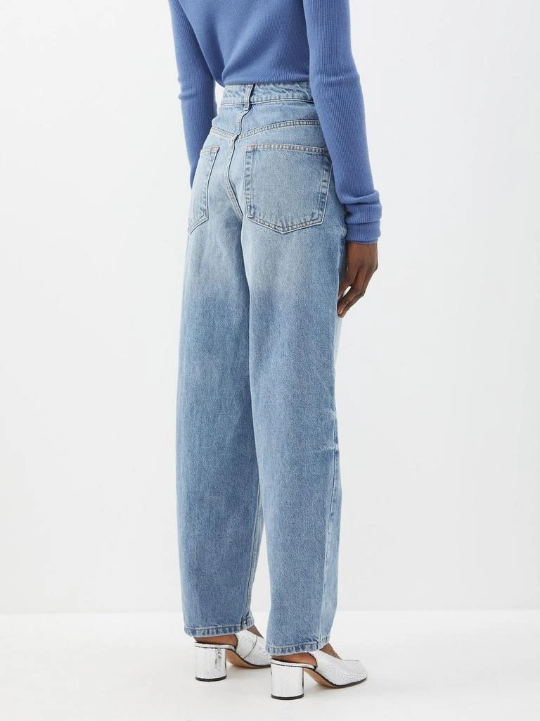 商品Raey|Taper organic-cotton high-waisted tapered jeans,价格¥350,第5张图片详细描述