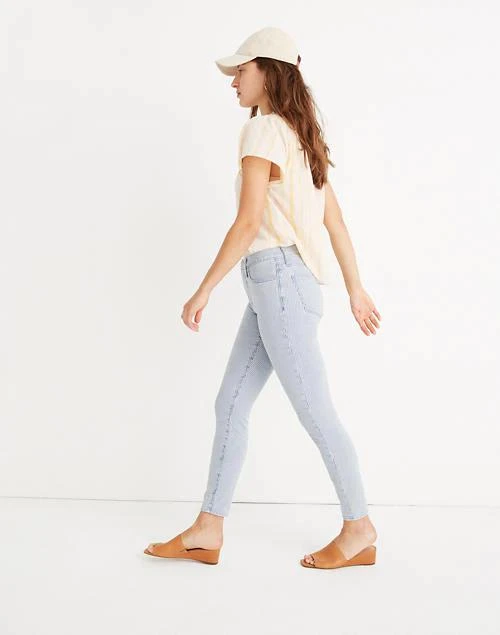 商品Madewell|10" High-Rise Skinny Crop Jeans in Piper Stripe,价格¥476,第2张图片详细描述