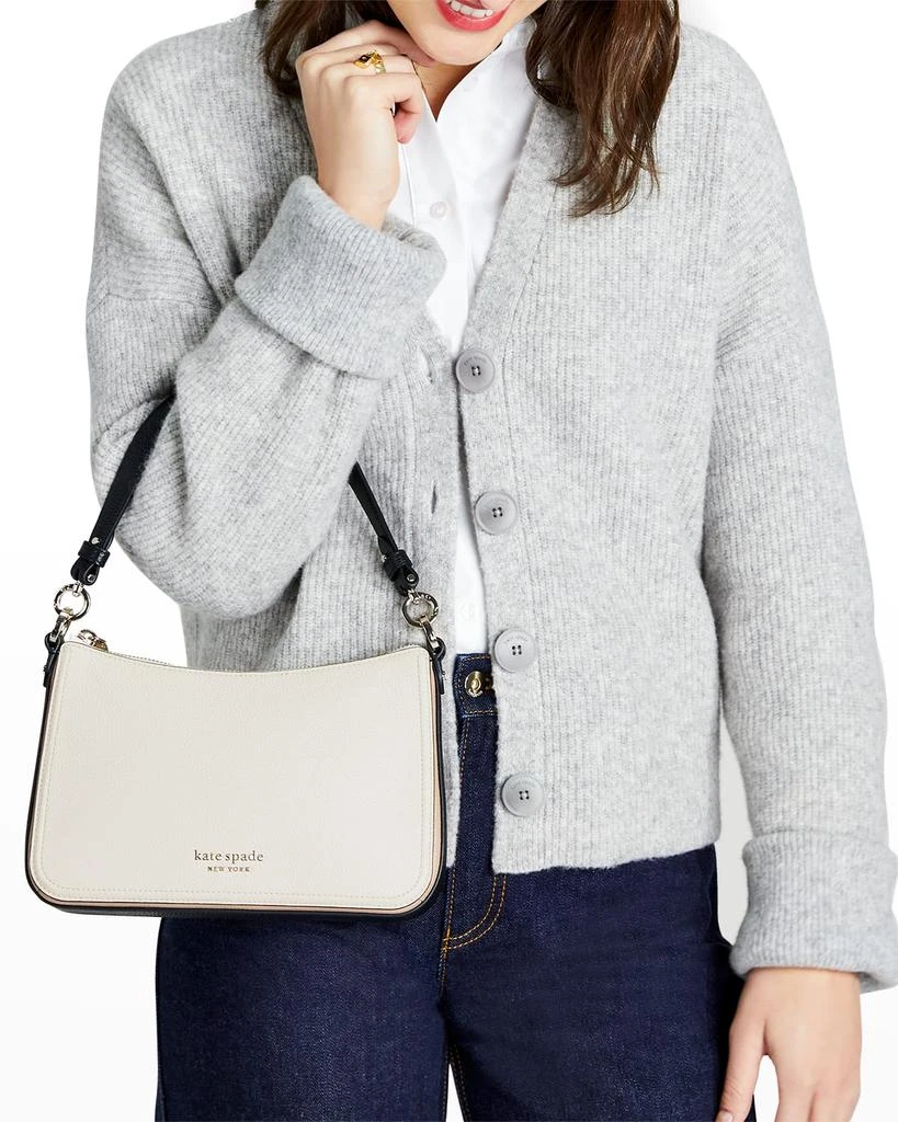 商品Kate Spade|convertible pebbled leather crossbody bag,价格¥1322,第2张图片详细描述