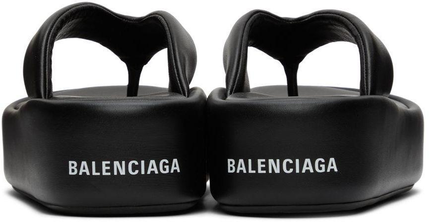 商品Balenciaga|黑色 Rise 人字拖,价格¥5628,第4张图片详细描述