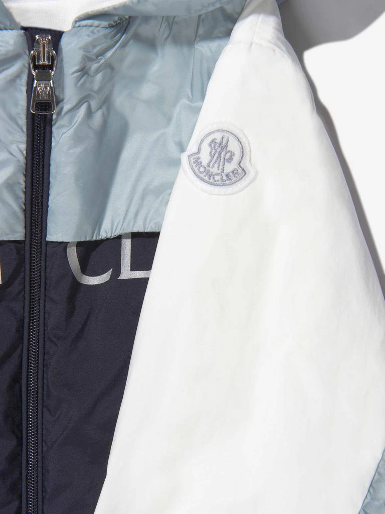 商品Moncler|Moncler Blue Baby Girls Hooded Arilas Jacket,价格¥1508,第3张图片详细描述