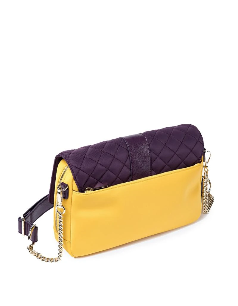 商品Quai7|MAG daily #1V Yellow and Purple Quilted Nylon MUM Shoulder Diaper Bag,价格¥1537,第5张图片详细描述