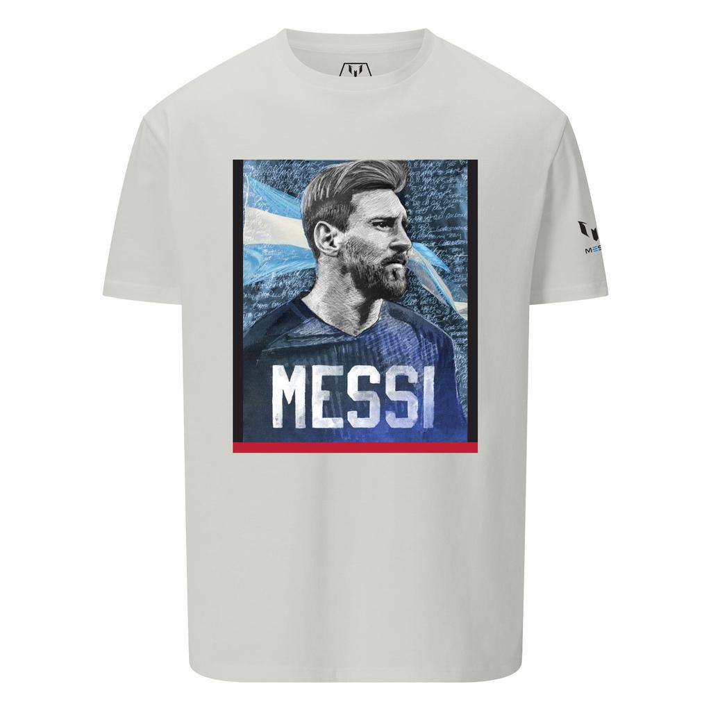 Iconic Messi Portrait Graphic T-Shirt商品第1张图片规格展示