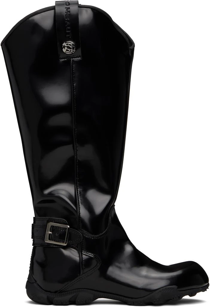 商品Rombaut|Black No Cow Patent Cowboy Boots,价格¥2026,第1张图片