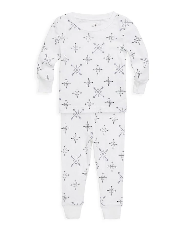 商品aden + anais|Baby's, Toddler's & Little Girl's Two-Piece Love Pajama Set,价格¥186,第1张图片