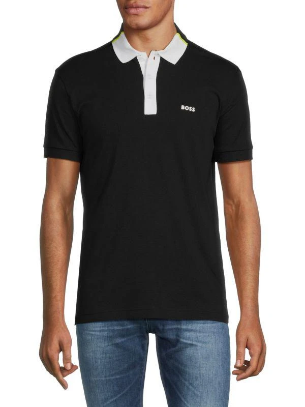 商品Hugo Boss|Short Sleeve Polo,价格¥525,第1张图片