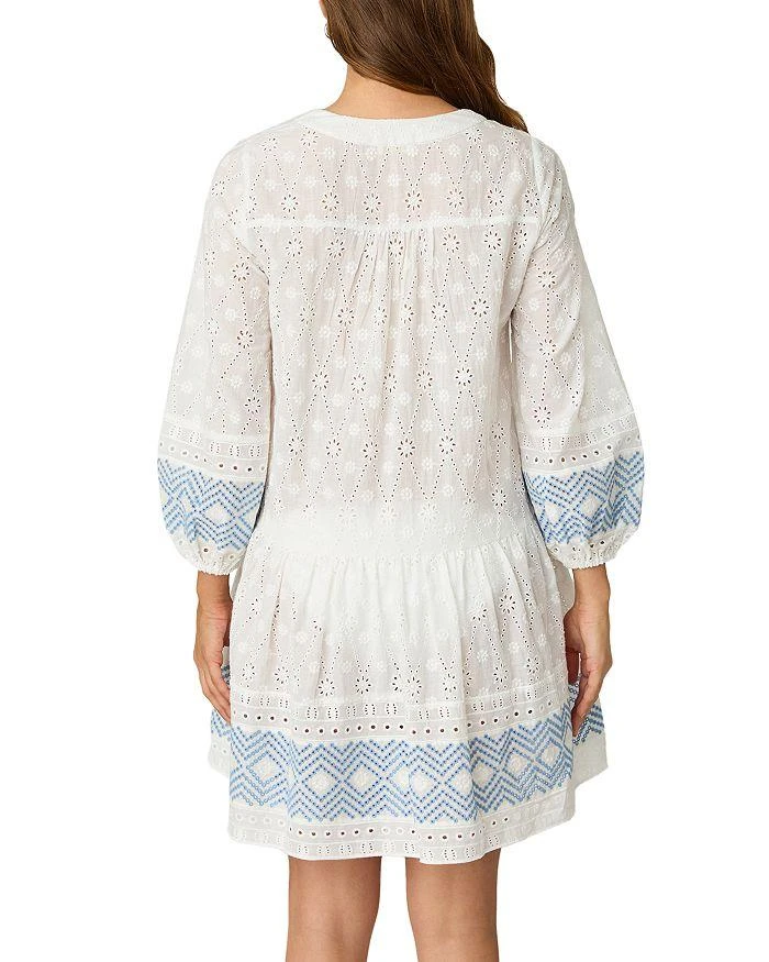 商品Shoshanna|Eyelet Border Umbrella Swim Cover-Up Dress,价格¥657,第2张图片详细描述