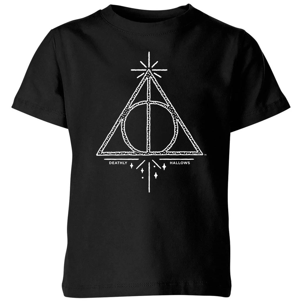 商品Harry Potter|Harry Potter Deathly Hallows Kids' T-Shirt - Black,价格¥151,第1张图片详细描述