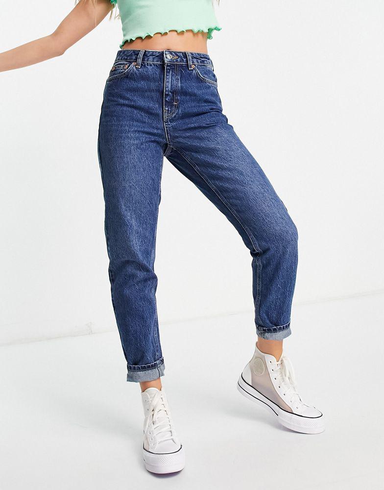 商品Topshop|Topshop mom jeans in indigo,价格¥176,第6张图片详细描述