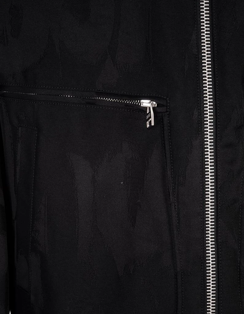 商品Alexander McQueen|Alexander McQueen Collared Zip-Up Jacket,价格¥5190,第3张图片详细描述