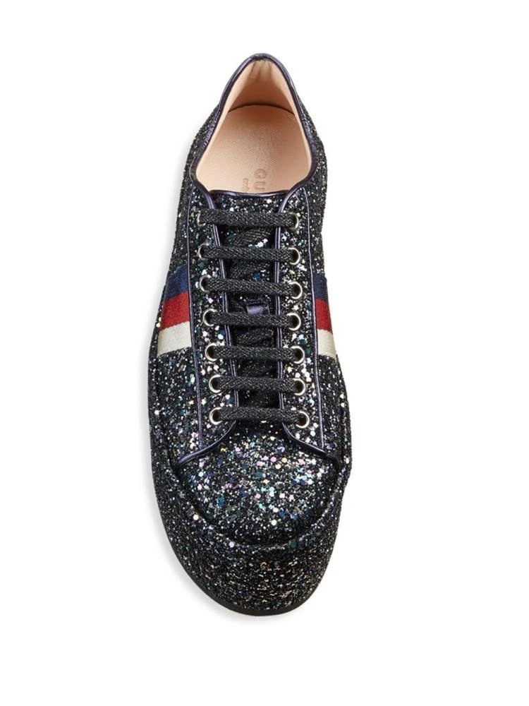 商品Gucci|Peggy Glitter Platform Sneakers,价格¥3524,第4张图片详细描述