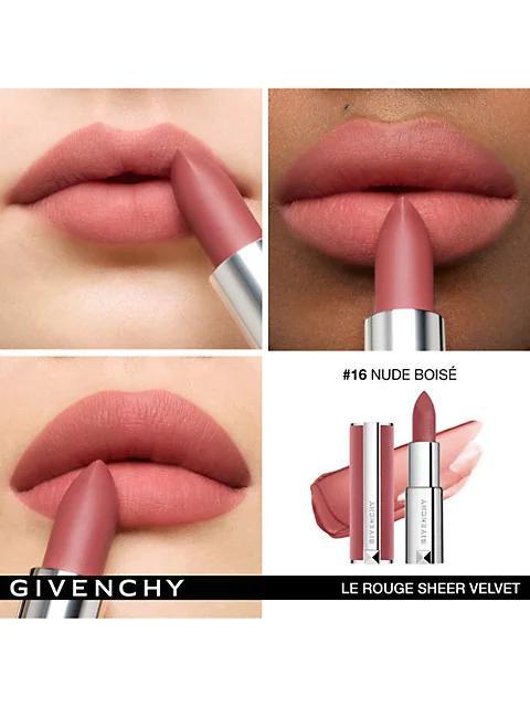 商品Givenchy|Le Rouge Sheer Velvet Lipstick,价格¥246,第5张图片详细描述