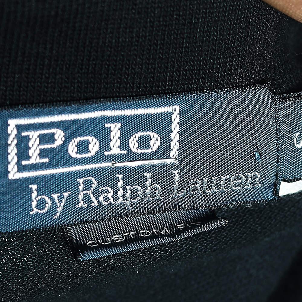 商品[二手商品] Ralph Lauren|Polo Ralph Lauren Navy Blue/White Cotton Pique Summer Classic Slim Fit Polo T-Shirt S,价格¥775,第7张图片详细描述