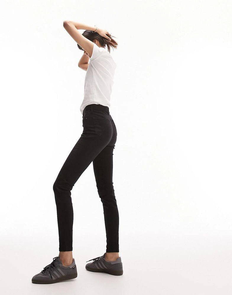 商品Topshop|Topshop Jamie jeans in black,价格¥135,第1张图片