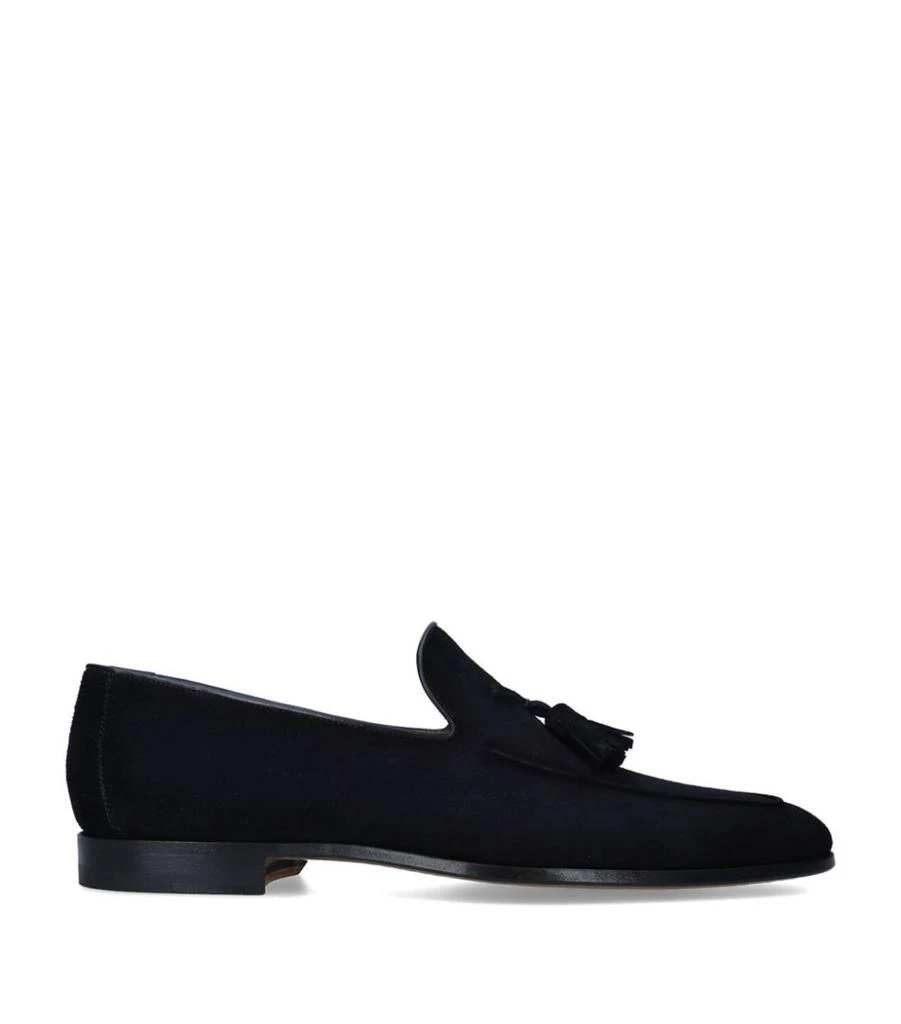 商品Magnanni|Suede Tassel Loafers,价格¥3072,第3张图片详细描述